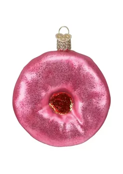 Budget 👏 Old World 🎄 Christmas Ornaments Pink Frosted Donut Glass Blown Ornaments 💯 -Old World Christmas Shop Belk 2423