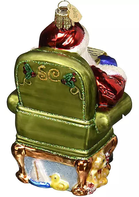 Hot Sale ๐ Old World ๐ Christmas 40300 Glass Blown Santa Checking His List Ornament โ๏ธ 4 Hot Sale ๐ Old World ๐ Christmas 40300 Glass Blown Santa Checking His List Ornament โ๏ธ - Image 2