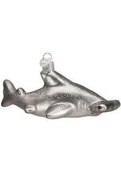 Best Pirce 🥰 Old World ❄ Christmas 12426 Glass Blown 🔨 Hammerhead Shark Ornament 😉