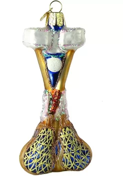 Promo 🎁 Old World 🔔 Christmas 44067 Glass Blown Lacrosse Set Ornament 💯 -Old World Christmas Shop Belk 2488