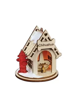 Brand new 🔥 Old World 🎁 Christmas Ginger Cottages Chihuahua (K9102) Ornament, Multi (#81001) ✨