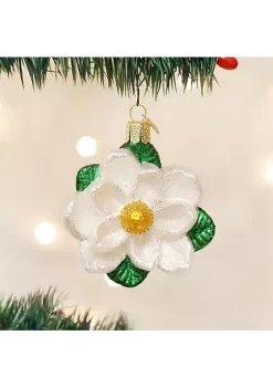 Outlet 🎁 Old World 🎄 Christmas Magnolia Glass Blown Ornament 🔔 -Old World Christmas Shop Belk 2510