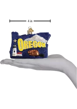 Flash Sale ⭐ Old World ❄ Christmas Glass Blown Tree Ornament, State of Oregon ⭐ -Old World Christmas Shop Belk 2537