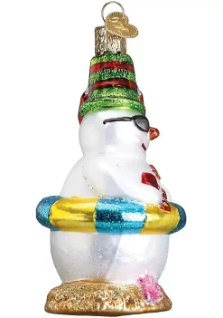 Best Pirce ✨ Old World 🎅 Christmas Glass Blown Ornament Snowman on Beach (#24177) ✨ -Old World Christmas Shop Belk 2552