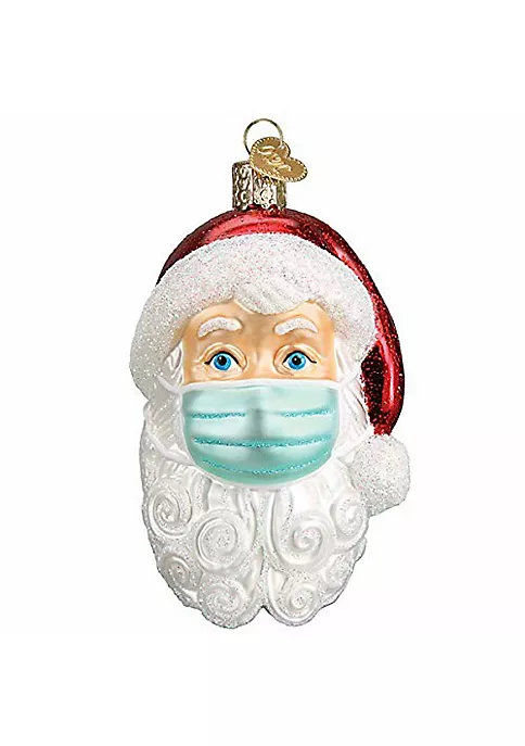 Wholesale π€© Old World π Christmas Glass Blown Ornament Santa w/Face Mask (#40319) β 4 Wholesale π€© Old World π Christmas Glass Blown Ornament Santa w/Face Mask (#40319) β - Image 2