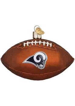Discount 👍 Old World 🎄 Christmas Los Angeles Rams Football Ornament For 🎄 Christmas Tree 🎁 -Old World Christmas Shop Belk 260