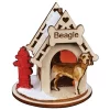 Budget 🛒 Old World 🎁 Christmas Ginger Cottages K-9 🐶 Doghouse-Beagle K9101 Ornament, Multi (#81000) 🧨