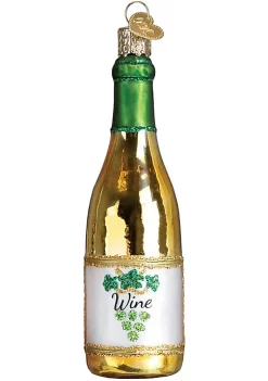 Brand new 😉 Old World 🎄 Christmas Glass Blown Ornament White Wine Bottle (#32303) 😍 -Old World Christmas Shop Belk 2629