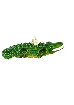Best Pirce 🎉 Old World ❄ Christmas 12126 Glass Blown Alligator Ornament ⌛ -Old World Christmas Shop Belk 2643