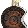 Discount 🎉 Old World ❄ Christmas Glass Blown Ornament Sandwich Cookie (#32186) 🔥