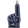 Discount 🔔 Old World 🎅 Christmas New Eng Patriots Foam Finger Ornament For 🎅 Christmas Tree 🌟