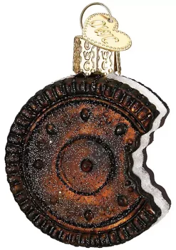 Discount 🎉 Old World ❄ Christmas Glass Blown Ornament Sandwich Cookie (#32186) 🔥 -Old World Christmas Shop Belk 2653
