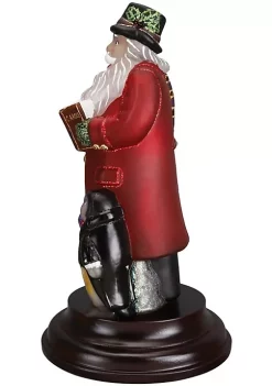 Wholesale 🔔 Old World 🎁 Christmas 529773 Glass Blown Caroling Santa Light Ornament 🤩
