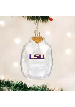 Promo 😍 Old World 🎅 Christmas Glass Blown Ornament (#60303) LSU Hoodie, 4.5" 🛒 -Old World Christmas Shop Belk 2696