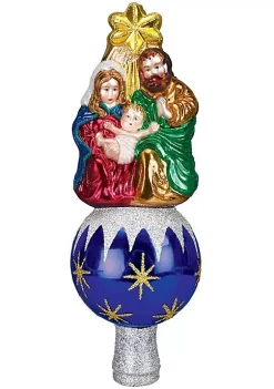 Top 10 👍 Old World 🎅 Christmas 50010 Glass Blown Nativity Tree Top Ornament 🤩