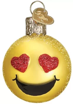 Cheapest 🧨 Old World 🔔 Christmas Mini Emoji Set Glass Blown Ornaments 🌟 -Old World Christmas Shop Belk 2726