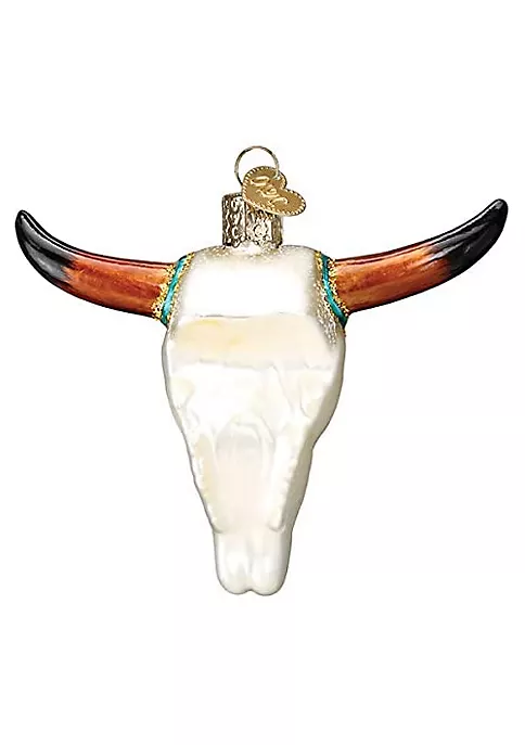 Best Sale 👏 Old World ❄ Christmas Ornaments Southwestern Steer Skull Glass Blown Ornaments for ❄ Christmas Tree ✨ 5 Best Sale 👏 Old World ❄ Christmas Ornaments Southwestern Steer Skull Glass Blown Ornaments for ❄ Christmas Tree ✨ - Image 3