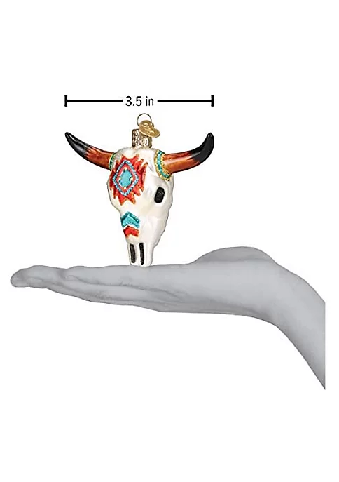 Best Sale 👏 Old World ❄ Christmas Ornaments Southwestern Steer Skull Glass Blown Ornaments for ❄ Christmas Tree ✨ 6 Best Sale 👏 Old World ❄ Christmas Ornaments Southwestern Steer Skull Glass Blown Ornaments for ❄ Christmas Tree ✨ - Image 4