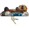 New ⌛ Old World 🔔 Christmas 12506 Glass Blown Floating Sea Otter Ornament 😀