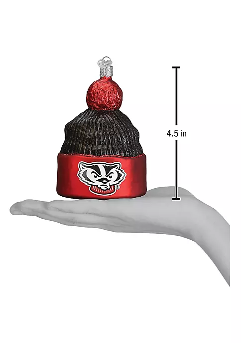 Outlet ๐ฏ Old World ๐ Christmas Glass Blown Ornament (#60814) Wisconsin Beanie, 4.5" ๐ 4 Outlet ๐ฏ Old World ๐ Christmas Glass Blown Ornament (#60814) Wisconsin Beanie, 4.5" ๐ - Image 2