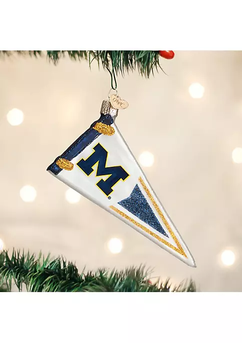 Outlet β¨ Old World π
Christmas Glass Blown Ornament (#60706) Michigan Pennant, 5" π 4 Outlet β¨ Old World π
Christmas Glass Blown Ornament (#60706) Michigan Pennant, 5" π - Image 2