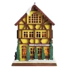 Deals ✔️ Old World 🎄 Christmas Old World Ginger Cottages Wooden Ornaments (#80045) All Things German, 5.12" 👏