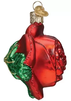 Best reviews of 😍 Old World 🎅 Christmas Glass Blown Red Rose Ornament 🛒 -Old World Christmas Shop Belk 2834