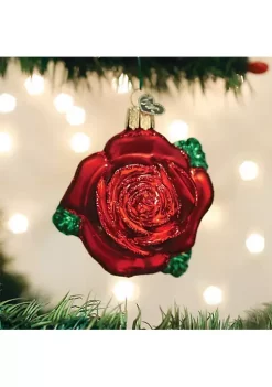 Best reviews of 😍 Old World 🎅 Christmas Glass Blown Red Rose Ornament 🛒 -Old World Christmas Shop Belk 2835