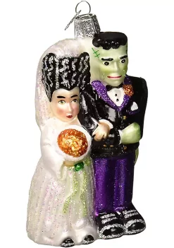Best deal 😍 Old World 🔔 Christmas 26065 Glass Blown Frankenstein and Bride Ornament 🥰 -Old World Christmas Shop Belk 2866