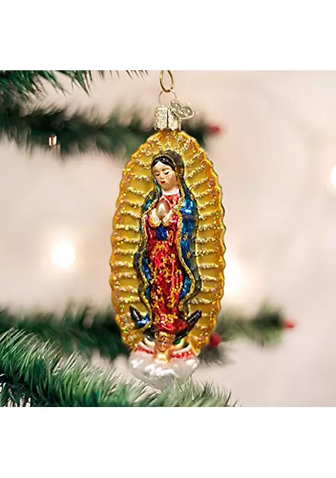 New ๐งจ Old World โ Christmas Our Lady Of Guadalupe Glass Blown Ornament โ 3 New ๐งจ Old World โ Christmas Our Lady Of Guadalupe Glass Blown Ornament โ