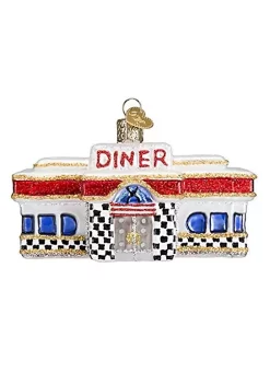 Brand new 🧨 Old World 🔔 Christmas Chef's Collection- Glass Blown Ornament: Diner 🥰 -Old World Christmas Shop Belk 2926