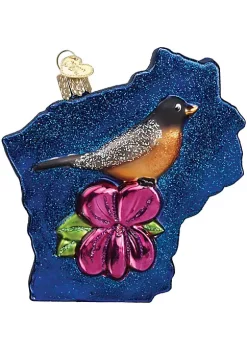 Discount 😉 Old World 🎄 Christmas United States Glass Blown Ornaments for 🎄 Christmas Tree Wisconsin 👍 -Old World Christmas Shop Belk 2932