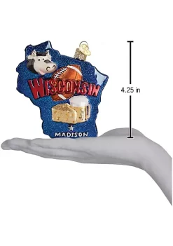 Discount 😉 Old World 🎄 Christmas United States Glass Blown Ornaments for 🎄 Christmas Tree Wisconsin 👍 -Old World Christmas Shop Belk 2933