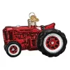 Top 10 ✔️ Old World 🎁 Christmas Glass Blown Ornament, (#46099) Old Farm Tractor, 3.75" 🌟