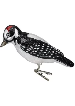Discount 🔔 Old World 🎅 Christmas Hairy Woodpecker Glass Blown Hanging Ornament 🌟 -Old World Christmas Shop Belk 2948