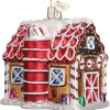 Best Sale 🌟 Old World ❄ Christmas Glass Blown Ornament, (#20070) Gingerbread Barn, 3.25" 🌟 -Old World Christmas Shop Belk 2951