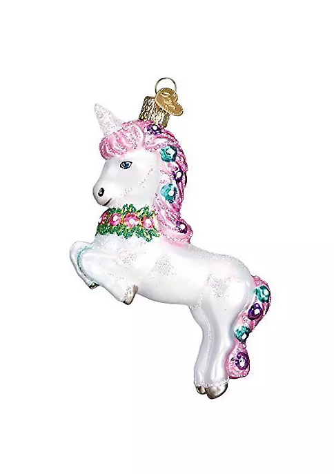 Discount ๐ฏ Old World ๐ Christmas Blown Prancing Unicorn Glass Ornament ๐ 3 Discount ๐ฏ Old World ๐ Christmas Blown Prancing Unicorn Glass Ornament ๐