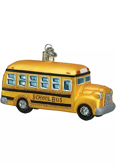 Best Pirce 🌟 Old World 🎄 Christmas Ornaments: School Bus Glass Blown Ornaments for 🎄 Christmas Tree (46007) ⌛ 3 Best Pirce 🌟 Old World 🎄 Christmas Ornaments: School Bus Glass Blown Ornaments for 🎄 Christmas Tree (46007) ⌛