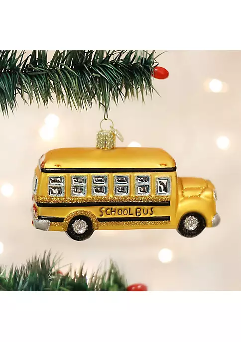 Best Pirce 🌟 Old World 🎄 Christmas Ornaments: School Bus Glass Blown Ornaments for 🎄 Christmas Tree (46007) ⌛ 5 Best Pirce 🌟 Old World 🎄 Christmas Ornaments: School Bus Glass Blown Ornaments for 🎄 Christmas Tree (46007) ⌛ - Image 3