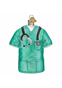 Cheap 👏 Old World ❄ Christmas 36273 Glass Blown Scrubs Ornament 🥰 -Old World Christmas Shop Belk 3004