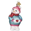 Hot Sale 😀 Old World 🎅 Christmas Glass Blown Ornament Expectant Snowlady (#24207) 🛒