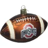 Flash Sale ⌛ Old World 🎄 Christmas 64800 Glass Blown Ohio State Football Ornament 😍 -Old World Christmas Shop Belk 3037