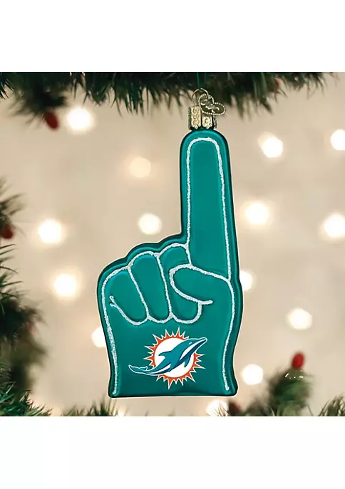 Deals β Old World π Christmas Miami Dolphins Foam Finger Ornament For π Christmas Tree π₯° 4 Deals β Old World π Christmas Miami Dolphins Foam Finger Ornament For π Christmas Tree π₯° - Image 2