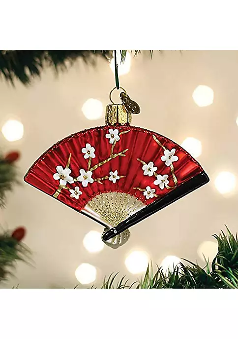 Best Pirce ๐งจ Old World โ Christmas Ornaments Folding Fan Glass Blown Ornaments for โ Christmas Tree ๐ 6 Best Pirce ๐งจ Old World โ Christmas Ornaments Folding Fan Glass Blown Ornaments for โ Christmas Tree ๐ - Image 4