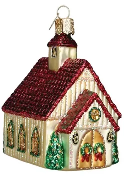 Brand new 😍 Old World 🎁 Christmas Glass Blown Ornament 🎁 Christmas Chapel (#20063) ✔️ -Old World Christmas Shop Belk 3082
