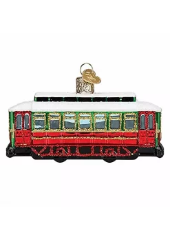 Discount 👍 Old World 🎅 Christmas 46094 Glass Blown Trolley Ornament 🧨 -Old World Christmas Shop Belk 3100