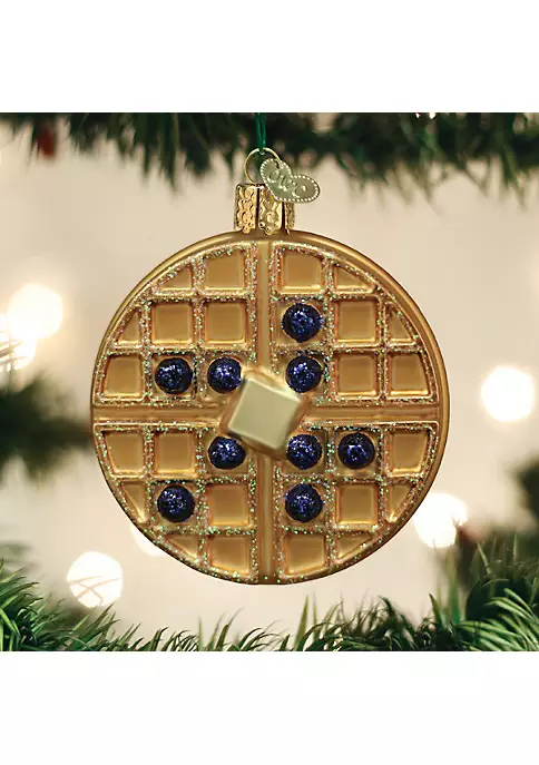 Flash Sale ❤️ Old World ❄ Christmas (#32444) Waffle Glassblown Ornament 🌟 3 Flash Sale ❤️ Old World ❄ Christmas (#32444) Waffle Glassblown Ornament 🌟
