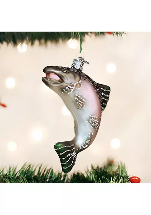 Wholesale ✔️ Old World 🎄 Christmas Hanging Glass Ornament, King Salmon 🌟 4 Wholesale ✔️ Old World 🎄 Christmas Hanging Glass Ornament, King Salmon 🌟 - Image 2