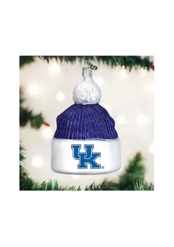 Budget 🧨 Old World 🎁 Christmas Glass Blown Ornament (#62514) Kentucky Beanie, 4.5" 🛒 -Old World Christmas Shop Belk 3132