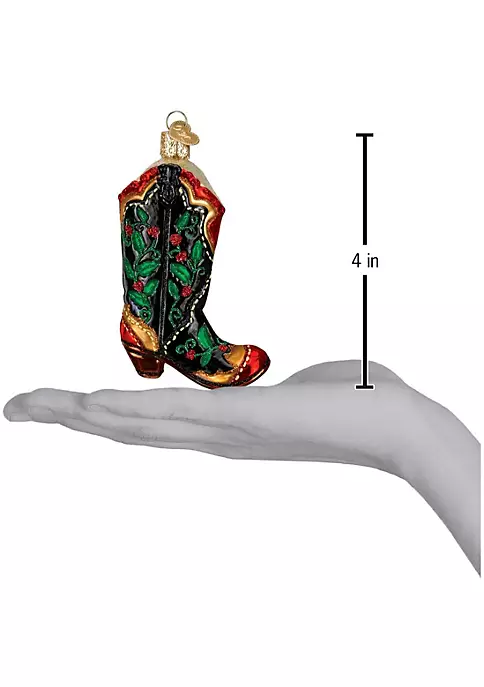 Cheap π Old World π Christmas Glass Blown Ornament Holly Berry Cowboy Boot (#32161) β 5 Cheap π Old World π Christmas Glass Blown Ornament Holly Berry Cowboy Boot (#32161) β - Image 3